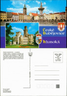 Budweis České Budějovice Schloss Und Markt Mit Brunnen 1990 - Tchéquie