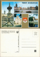 Budweis České Budějovice 4 Bildkarte: Markt Und Gebäude 1985 - Czech Republic
