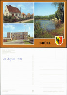 Brüel Eigenheimsiedlung, Ernst-Thälmann-Oberschule, Roter See 1986 - Andere & Zonder Classificatie