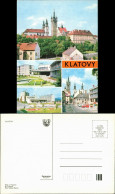Postcard Klattau Klatovy Mehrbildkarte: Autos, Panorama, Hotel 1980 - Tchéquie