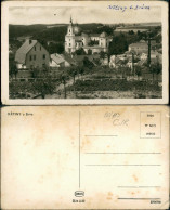 Postcard Kiritein Křtiny Panorama-Teilansicht 1950 - Czech Republic