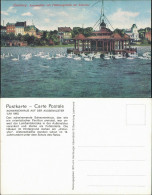 Ansichtskarte Hamburg Schwanenhaus Auf Der Außenalster 1900/1973 REPRO - Other & Unclassified