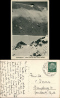 Postcard Krummhübel Karpacz Prinz-Heinrich-Baude Kleiner Teich 1938 - Schlesien