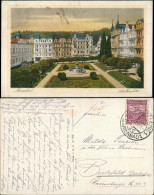 Postcard Marienbad Mariánské Lázně Schillerplatz 1927 - Czech Republic