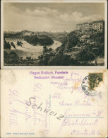 Ansichtskarte Neuhausen Am Rheinfall Rheinfall Mit Institut Rhenania 1934 - Sonstige & Ohne Zuordnung