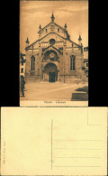 Verona Italia Cattedrale/Kirche Strassen Partie An Der Kathedrale 1910 - Autres & Non Classés