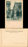 Verona Italia Piazza Signori, Monumento Di Dante  Denkmal, Alte Gebäude 1900 - Autres & Non Classés