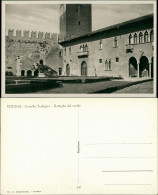 Cartoline Verona Italia Castello Scaligero - Dettaglio Del Cortile 1930 - Autres & Non Classés