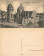Verona Italia Chiesa Di S. Giorgio/Stadtteilansicht Fuhrwerk Vor Kirche 1910 - Autres & Non Classés