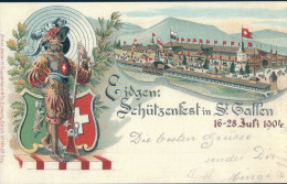 St Gallen, Eidgen. Schützenfest 1904 (24.7.1904) - San Gallo