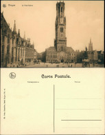 Brügge Brugge | Bruges La Grand Place, Platz Mit Rathaus Turm Gebäude 1910 - Autres & Non Classés