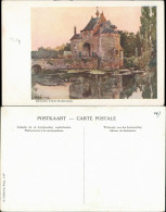 Brügge Brugge Bruges Künstlerkarte Porte Maréchale Oostendsche Poort 1920 - Altri & Non Classificati