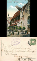 Nürnberg Personen, Strassen Partie Am Gasthaus Bratwurstglöcklein 1909 - Nuernberg