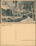 Berggießhübel-Bad Gottleuba-Berggießhübel Straßen Anlage, Fluss   Winter 1925 - Bad Gottleuba-Berggiesshuebel