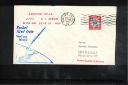 USA 1963 Space / Weltraum Joint US-Japan Rocket AEROBEE 150-A Fired From Wallops Island Interesting Cover - United States