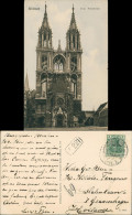 Ansichtskarte Meißen Dom Westtürme Kirchen Bauwerk Gesamtansicht 1910 - Meissen