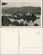 Maria Wörth Otok Panorama-Ansicht Blick Auf Kirche Auf Halbinsel 1940/1929 - Autres & Non Classés