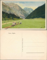 Oberstdorf (Allgäu) Bayr. Allgäu Oytal Bei Oberstdorf, Personen Auf Wiese 1930 - Oberstdorf