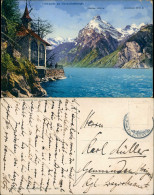 Ansichtskarte Luzern Lucerna Vierwaldstättersee Tellskapelle 1914 - Otros & Sin Clasificación