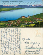 Ansichtskarte Starnberg Panorama - Bergkette 1912 - Starnberg