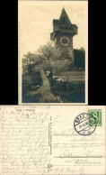 Ansichtskarte Graz Echtfoto Postkarte Turm Gebäude Mit Uhr An Einem Weg 1926 - Other & Unclassified