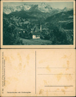 Garmisch-Partenkirchen Bergpanorama  (Berge, Bergkette) 1925 - Garmisch-Partenkirchen