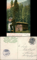 Böhmerwald   Mann Frau Paar In Trachten-Kleidung, Serien-Postkarte 1905 - Coppie