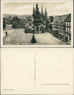 Wernigerode Rathaus Und Marktplatz Aus Der Vogelschau-Perspektive 1930 - Autres & Non Classés