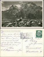 Ansichtskarte Mittenwald Panorama-Ansicht Blick Zum Karwendelgebirge 1935 - Mittenwald