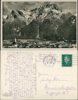 Mittenwald Panorama-Ansicht Mit Alpen Bergkette Und Namen Der Berge 1931 - Mittenwald