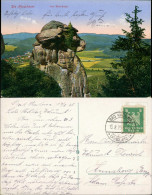 Postcard Karlsberg Karłów Die Heuscheuer - Der Eberkopf 1916 - Schlesien