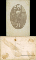 Frühe Fotokunst Fotomontage Frau (vermutl. In Badeanzug) 1910 Privatfoto - Personnages