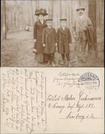 Heidenau (Sachsen) Fotokunst Familien Echtfoto-AK (Heidenau-Stempel) 1913 - Autres & Non Classés