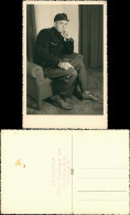 Mann Als Porträtfoto Fotograf Haidinger Eggenburg N.Ö. 1950 Privatfoto - Personnages