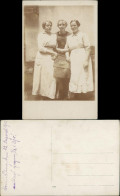 Fotokunst Echtfoto 3 Für Foto Posierende Frauen 1915 Privatfoto - Personnages