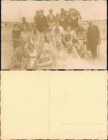 Menschen Soziales Leben Baden Gruppenfoto Vor Seebrücke 1920 Privatfoto - Ohne Zuordnung