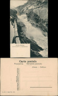 Andermatt Gotthardstraße Teufelsbrück Reussfälle Wasserfall (Waterfall) 1910 - Other & Unclassified