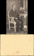 Menschen Soziales Leben Männer Porträt Foto Mann Im Anzug 1910 - Personen