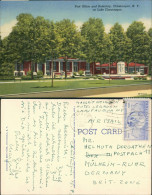 Postcard Chautauqua Chautauqua N.Y. Post Office And Refectory Lake 1951 - Other & Unclassified