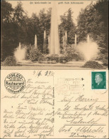 Braunsdorf-Lichtenwalde Schloss Park Lichtenwald Wasserkünste Wasserspiele 1930 - Autres & Non Classés