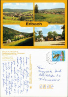 Erlbach (Vogtland) Blick Vom Wohlhausener Berg, Teilansicht,1982/1990 - Autres & Non Classés