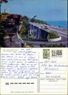 Postcard Sotschi Сочи | სოჭი Brücke Autos Felsen 1978 - Russland