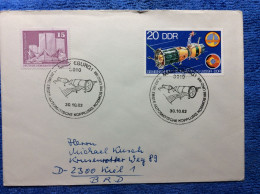 DDR - 1982 Brief Aus Magdeburg - SST "15. Jahre Erste Automatische Kopplung Kosmos 186 Und 188" (3DMK001) - Briefe U. Dokumente