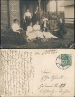 Westerland-Gemeinde Sylt Villa - Frauen - Akkordeon 1914 Privatfoto - Sonstige & Ohne Zuordnung