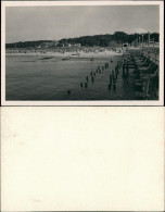 Ostsee Balticsea Strandbrücke Häuser Pommern Pomorskie 1939 Privatfoto - Sonstige & Ohne Zuordnung