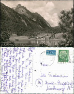 Ansichtskarte .Bayern Wettersteingebirge Wettersteinspitze Lautersee 1955 - Mittenwald