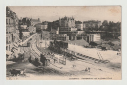 Lausanne - Perspective Sur Le Grand-Pont  (tramway) - Lausanne