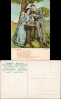 Ansichtskarte  Künstlerkarte Liedtext "O Susanna" Paar Prostet Sich Zu 1910 - Couples