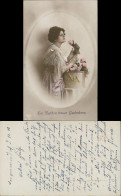 "Ein Zeichen Treuen Gedenkens" Verliebte Frau, Liebe & Romantik 1911 - Personen