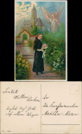 Ansichtskarte  Glückwunsch - Konfirmation Künstlerkarte, Kirche, Engel 1920 - Other & Unclassified